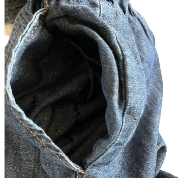 Anthropologie Pilcro + the Letterpress Denim Romper shorts - Picture 7 of 11